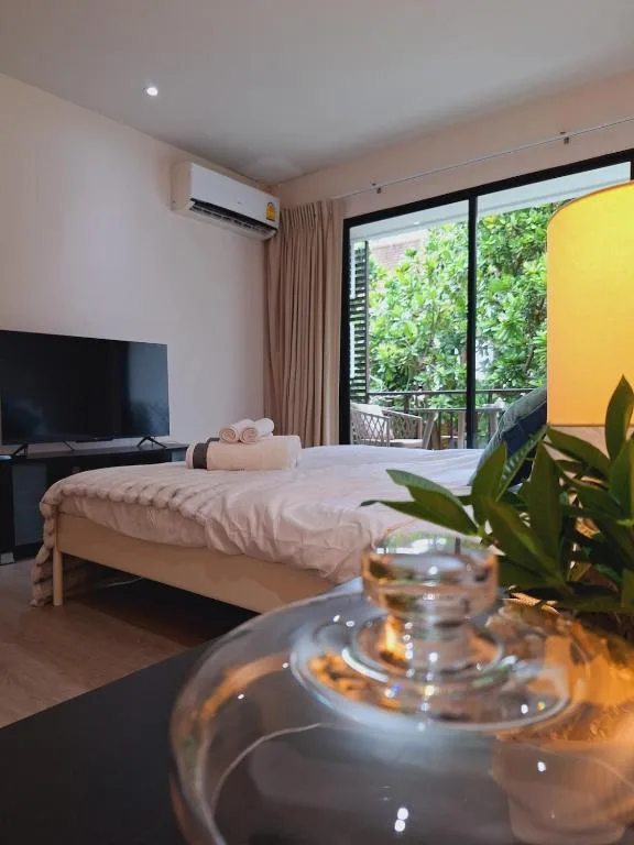 Title Aparthotel by Perfect Rawai Holliday Homes - 태국 푸켓 라와이 Title Aparthotel by Perfect Rawai Holliday Homes 전용 수영장과 주방이 있는 32㎡ 프라이빗 객실