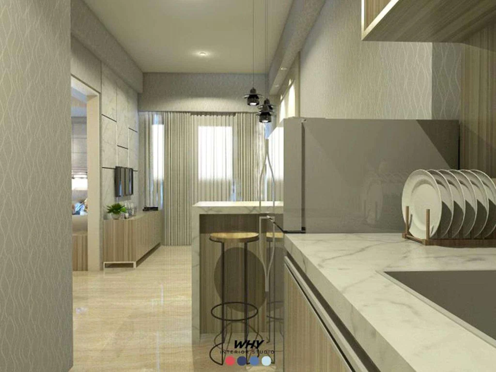 두쿠 파키스의 아파트먼트 (40m², 침실 2개, 프라이빗 욕실 1개) (Designer 2 BR Apartment on top of Pakuwon Mall) 호텔 이미지 1