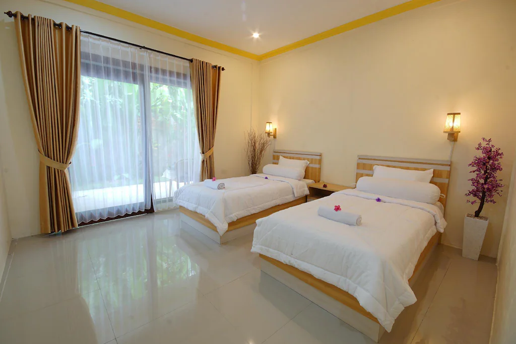 쿠타의 방갈로 (400m², 침실 2개, 프라이빗 욕실 2개) (zamzam anjani selong belanak lombok) 호텔 전경