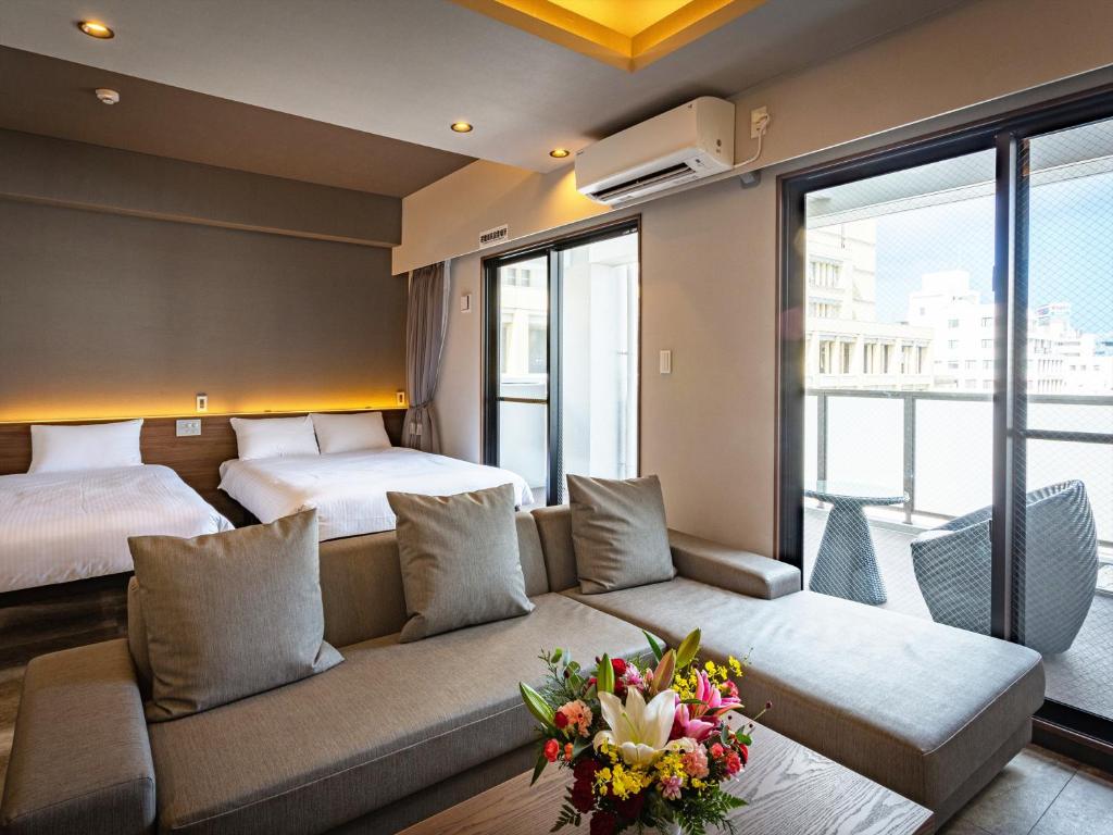 나하의 스튜디오 아파트먼트 (20m², 프라이빗 욕실 1개) (Kariyushi Condominium  GRANDSTAY Asahibashiekimae) 위치 및 접근성