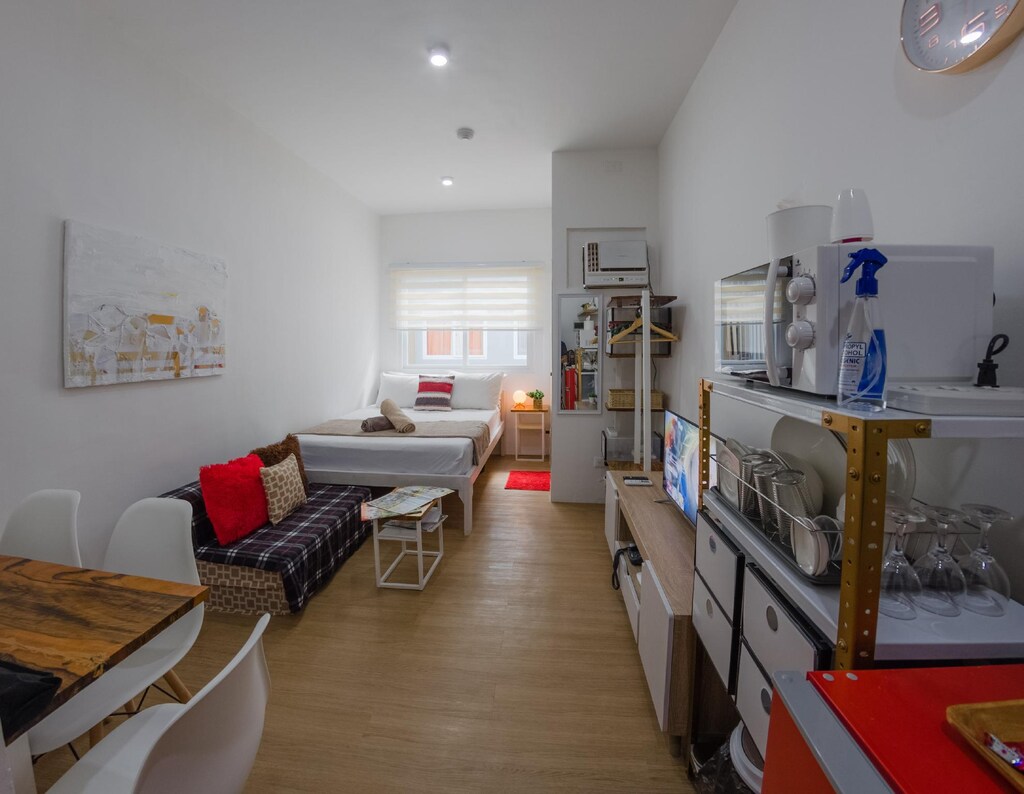 막탄 섬의 아파트먼트 (18m², 침실 1개, 프라이빗 욕실 1개) (Fantastic 2 Bed Studio Condo in Mactan Cebu) 위치 및 접근성
