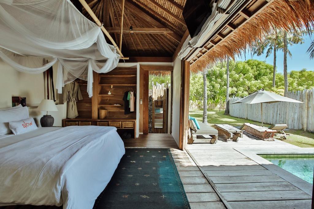 슬로우 프라이빗 풀 빌라스 길리 에어 (Slow Private Pool Villas Gili Air) 위치 및 접근성