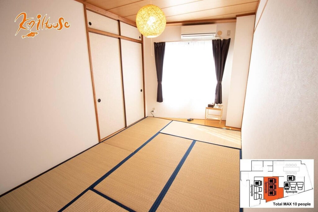 고베의 아파트먼트 (63m², 침실 3개, 프라이빗 욕실 1개) (B64-1 Motomachi stationChina town,Shopping street!) 객실 및 시설
